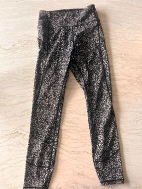 lululemon athletica Black & White Speckle Leggings